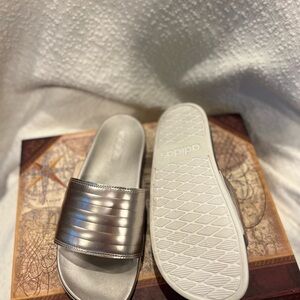 Adidas Women's Metallic Slide Sandals
